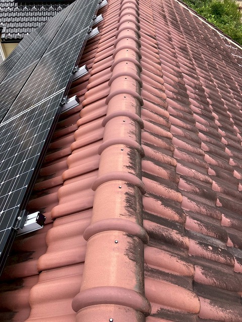 モニエル瓦が使用された屋根